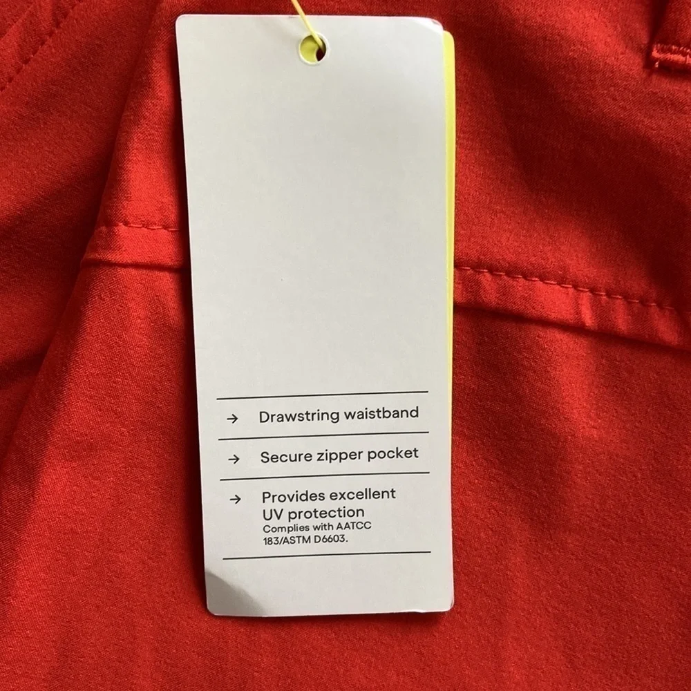 All in motion hybrid orange shorts nwt